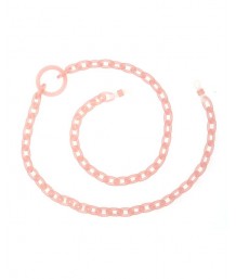 Orris London - Mini Smiley Glasses Chain Blush Pink